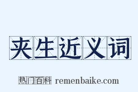 夹生近义词是什么意思的图片